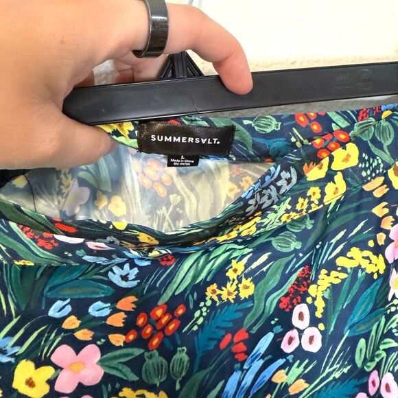 Summersalt X Rifle Paper Company Floral Wrap Skirt Size Large - Picture 5 of 10